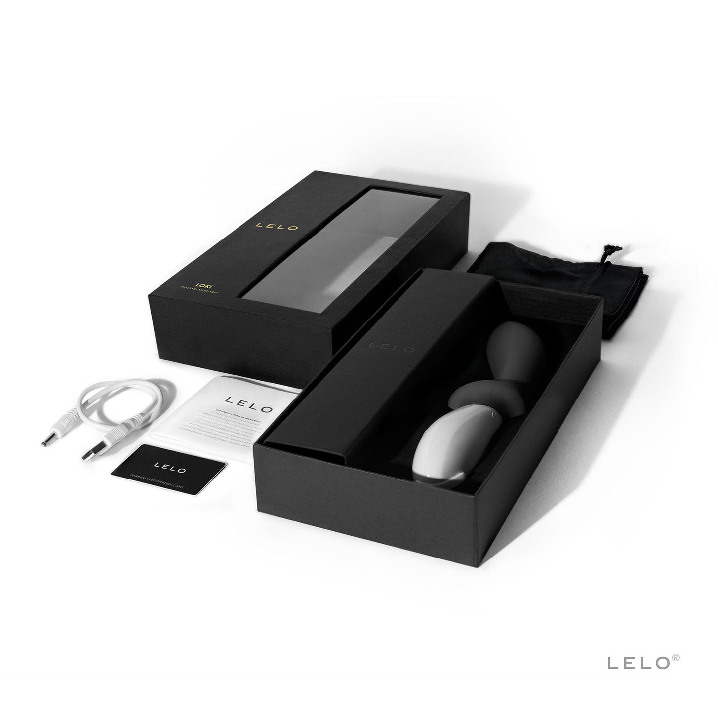 LELO, Loki Obsidian Black - VIbrators - The Naughty & Nice District - Adult Sex Toy Store