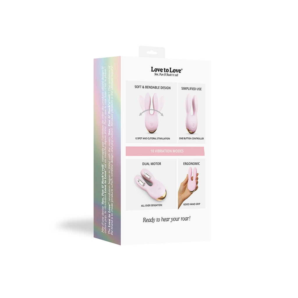 HEAR ME - ENJOY-MINT & BABY PINK - Twin Motor Silent Clitoral Stimulator - Clitoral Vibes - The Naughty & Nice District - Adult Sex Toy Store