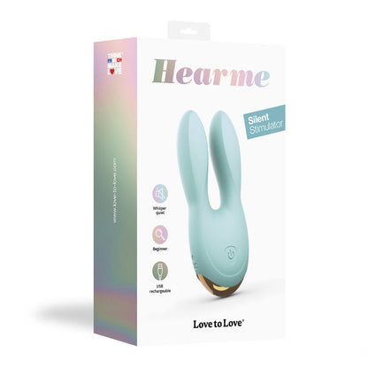 HEAR ME - ENJOY-MINT & BABY PINK - Twin Motor Silent Clitoral Stimulator - Clitoral Vibes - The Naughty & Nice District - Adult Sex Toy Store