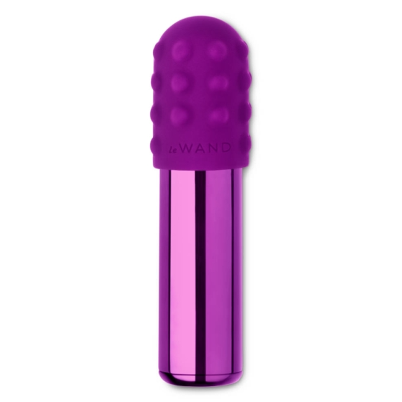 Le Wand Chrome Collection Bullet - Cherry and Gold - VIbrators - The Naughty & Nice District - Adult Sex Toy Store