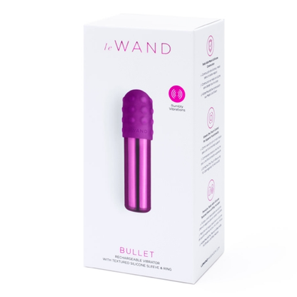 Le Wand Chrome Collection Bullet - Cherry and Gold - VIbrators - The Naughty & Nice District - Adult Sex Toy Store