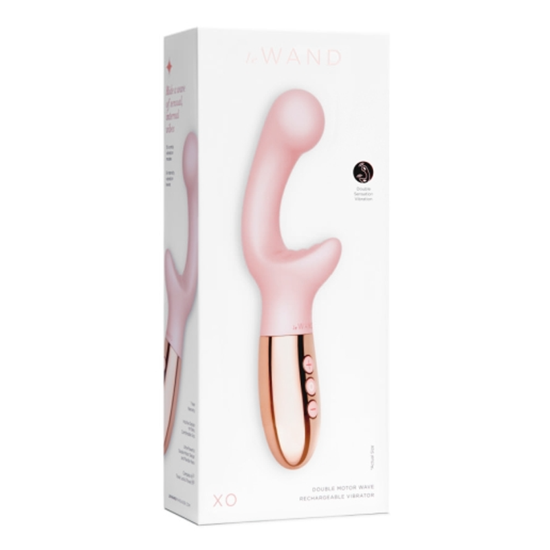 XO - Elegant Rose Gold and Dark Cherry Design - VIbrators - The Naughty & Nice District - Adult Sex Toy Store