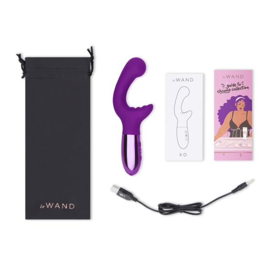 XO - Elegant Rose Gold and Dark Cherry Design - VIbrators - The Naughty & Nice District - Adult Sex Toy Store