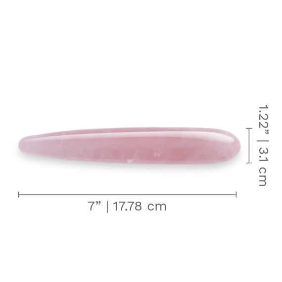 Le Wand Crystal Slim & Regular Wands - Rose Quartz & Black Obsidian for Self-Love Journey - Dongs & Dildos - The Naughty & Nice District - Adult Sex Toy Store