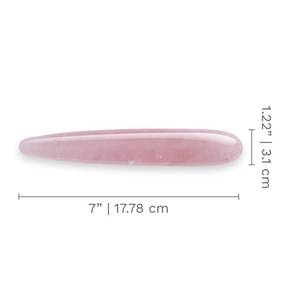 Le Wand Crystal Slim & Regular Wands - Rose Quartz & Black Obsidian for Self-Love Journey - Dongs & Dildos - The Naughty & Nice District - Adult Sex Toy Store