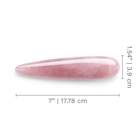 Le Wand Crystal Slim & Regular Wands - Rose Quartz & Black Obsidian for Self-Love Journey - Dongs & Dildos - The Naughty & Nice District - Adult Sex Toy Store