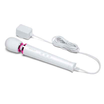 Powerful Petite Plug-In Massager - White - VIbrators - The Naughty & Nice District - Adult Sex Toy Store