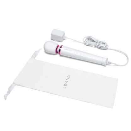 Powerful Petite Plug-In Massager - White - VIbrators - The Naughty & Nice District - Adult Sex Toy Store