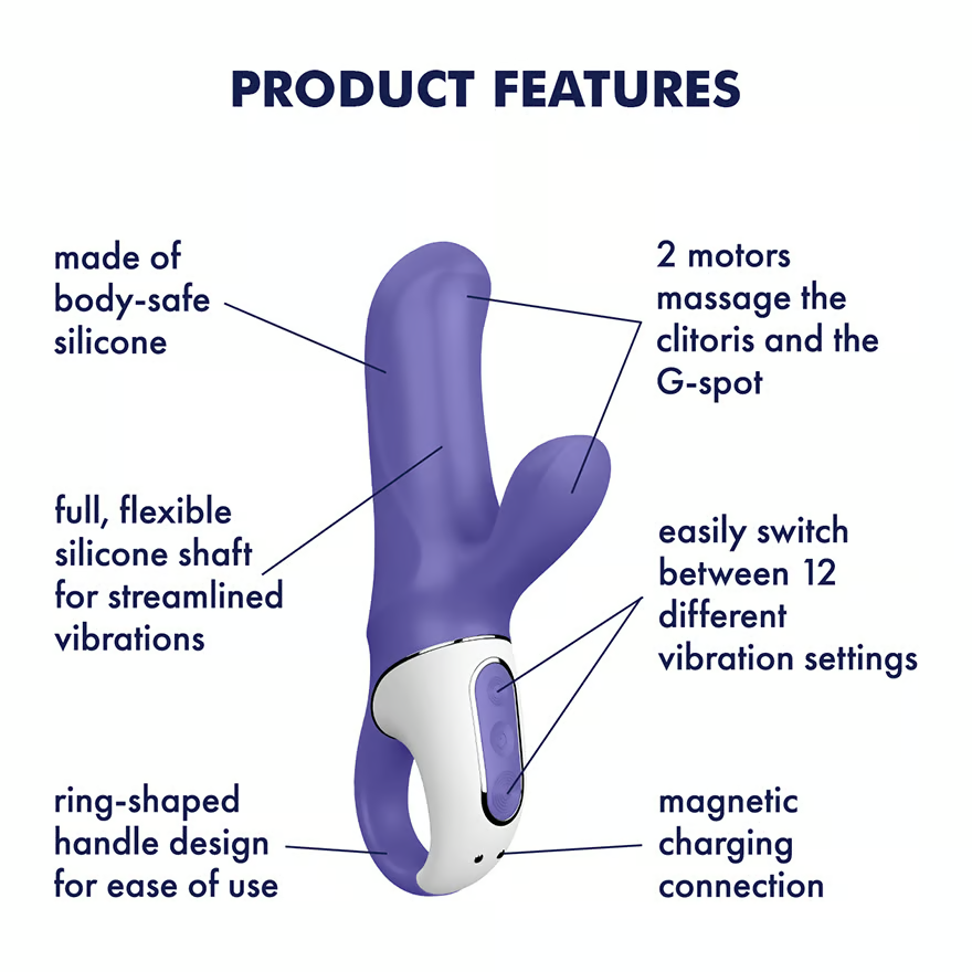 Satisfyer, Magic Bunny - VIbrators - The Naughty & Nice District - Adult Sex Toy Store