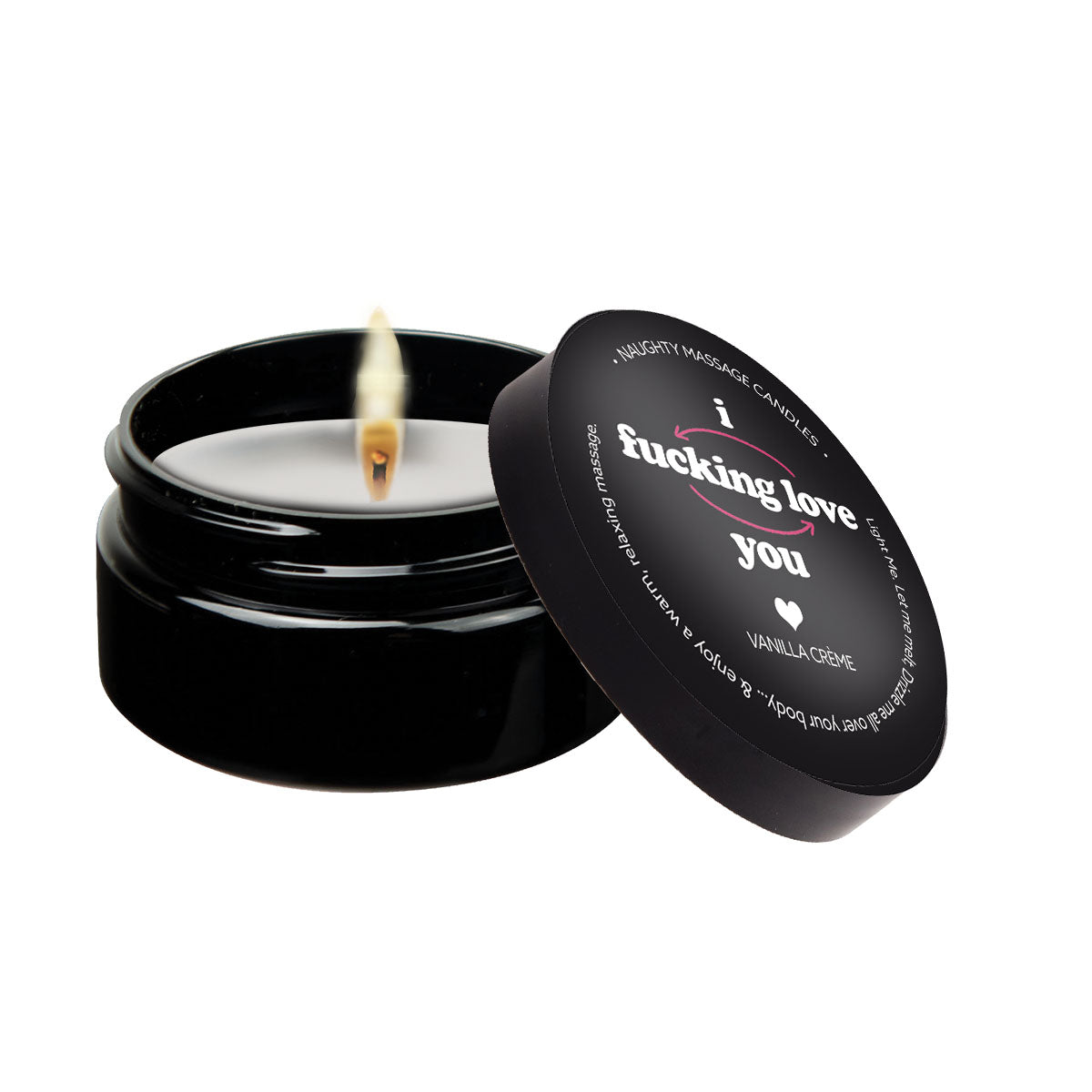 I F*cking Love You - Naughty Mini Massage Candle - Lubes - The Naughty & Nice District - Adult Sex Toy Store