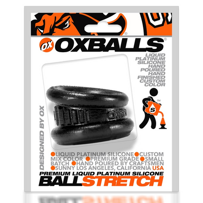 Oxballs NEO ANGLE, ballstretcher - BLACK - For Him - The Naughty & Nice District - Adult Sex Toy Store