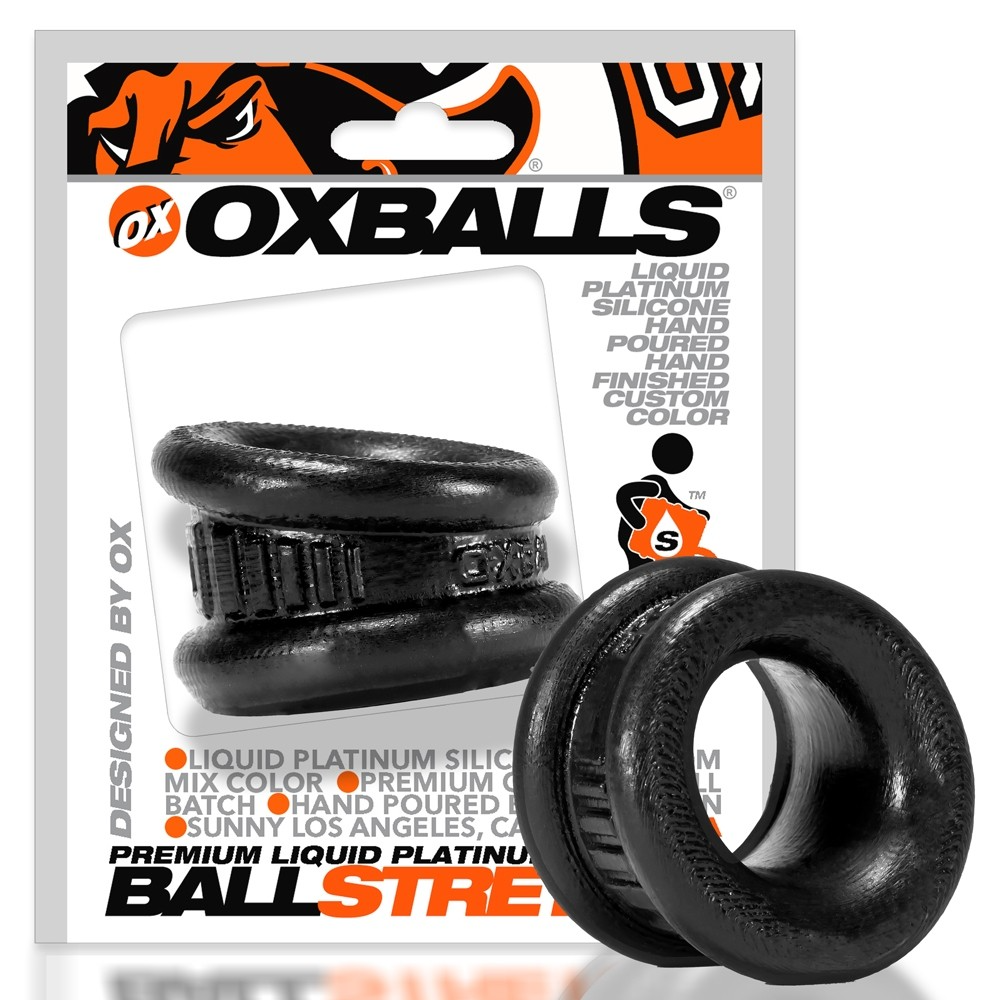 Oxballs NEO ANGLE, ballstretcher - BLACK - For Him - The Naughty & Nice District - Adult Sex Toy Store