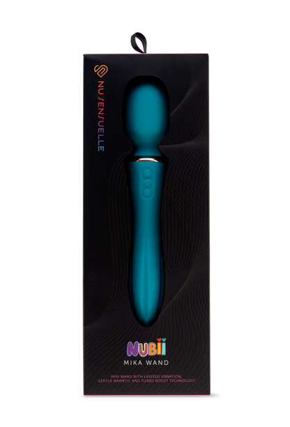 MIKA MINI WAND - BLUE - VIbrators - The Naughty & Nice District - Adult Sex Toy Store