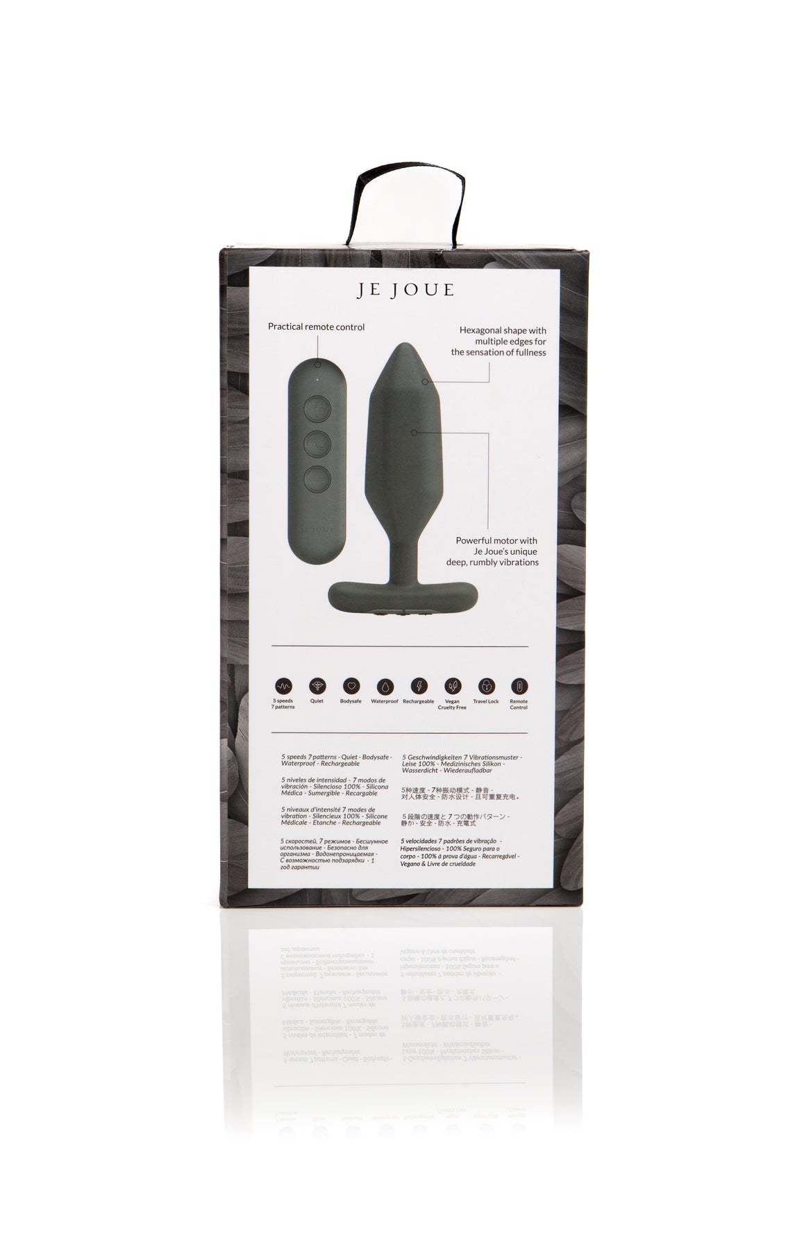 Onyx Vibrating Butt Plug Black - Anal Toys - The Naughty & Nice District - Adult Sex Toy Store