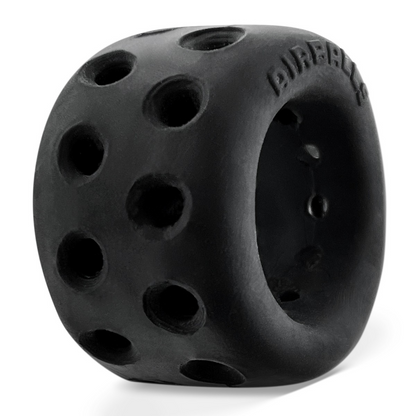 AIRBALLS AIR-LITE Ballstretcher - Best-Selling Design with Soft PLUS+SILICONE™ Blend, Ventilation Holes, Unique Ergo Dip, Stacking Compatible - For Him - The Naughty & Nice District - Adult Sex Toy Store