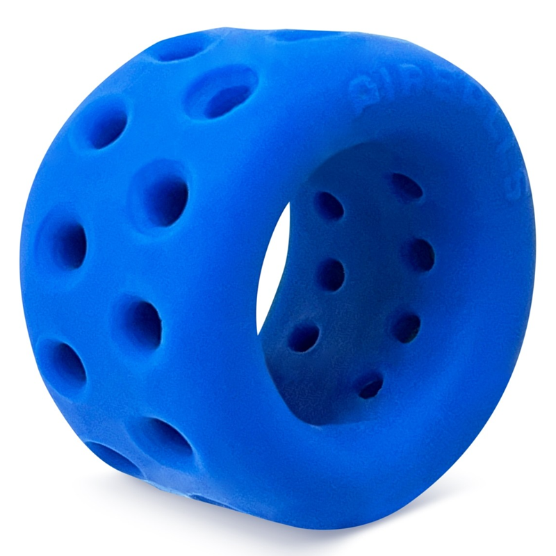 AIRBALLS AIR-LITE Ballstretcher - Best-Selling Design with Soft PLUS+SILICONE™ Blend, Ventilation Holes, Unique Ergo Dip, Stacking Compatible - For Him - The Naughty & Nice District - Adult Sex Toy Store