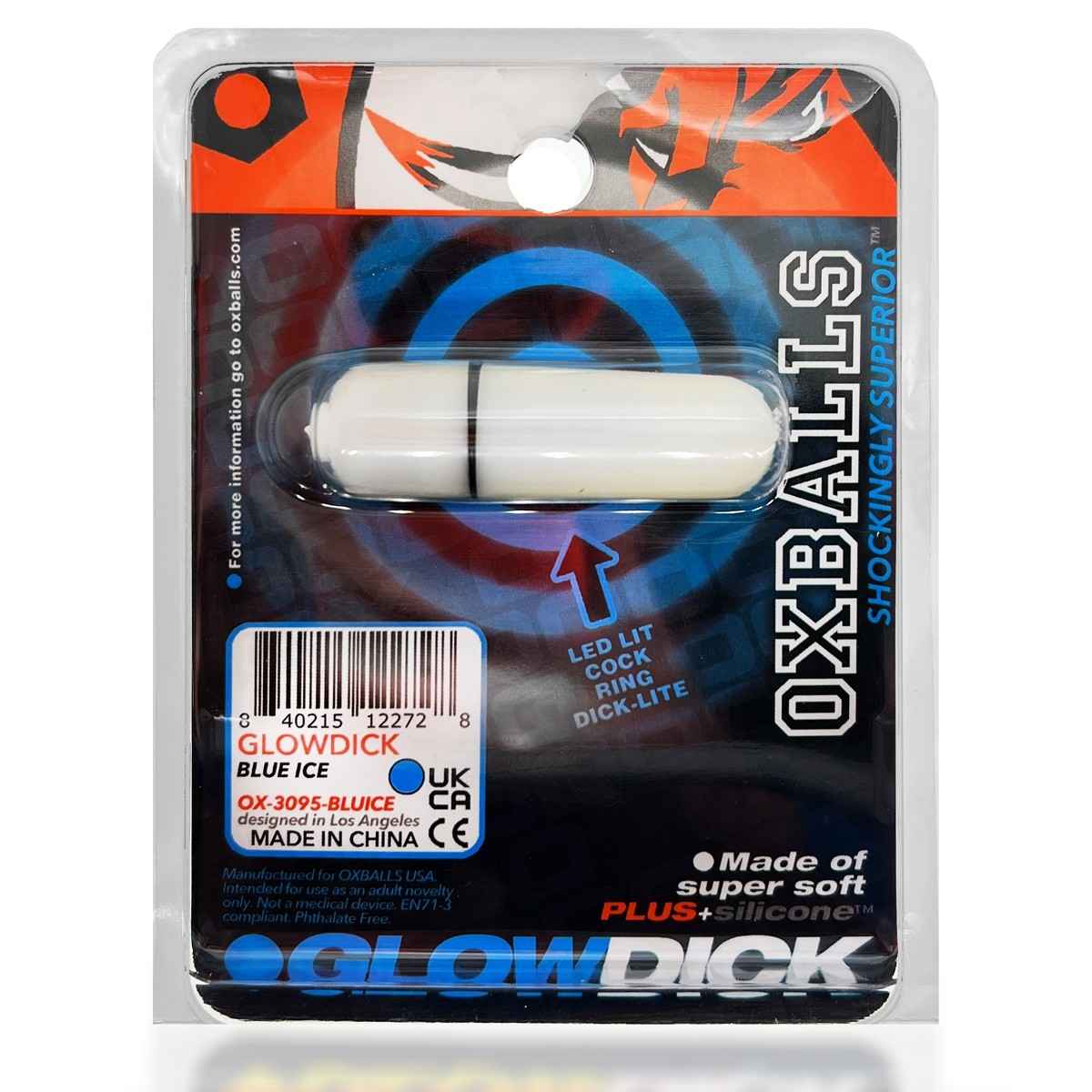 GLOWDICK Cockring with LED Lighting - Multi-Color Options Available - Cock Rings - The Naughty & Nice District - Adult Sex Toy Store