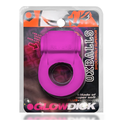 GLOWDICK Cockring with LED Lighting - Multi-Color Options Available - Cock Rings - The Naughty & Nice District - Adult Sex Toy Store