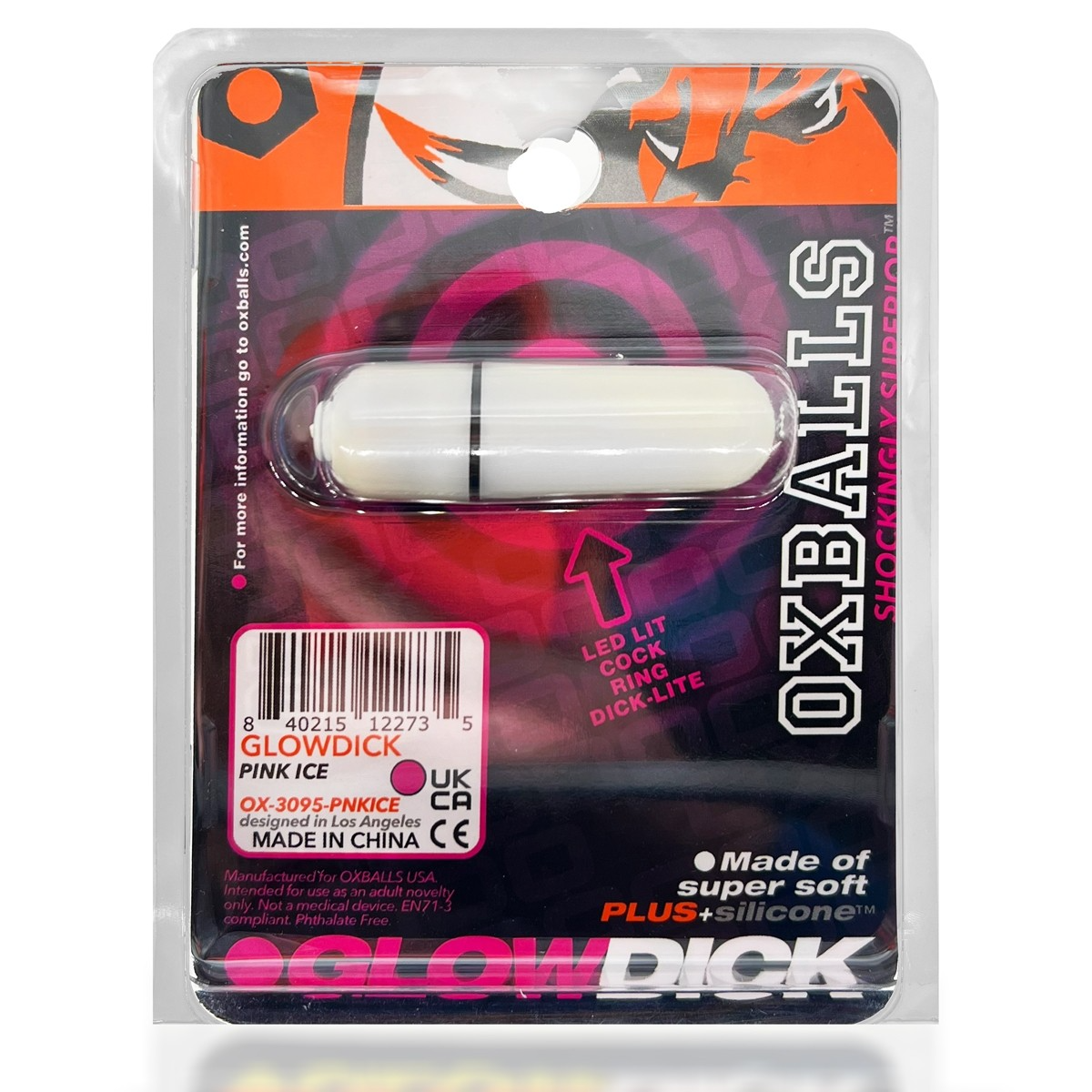 GLOWDICK Cockring with LED Lighting - Multi-Color Options Available - Cock Rings - The Naughty & Nice District - Adult Sex Toy Store