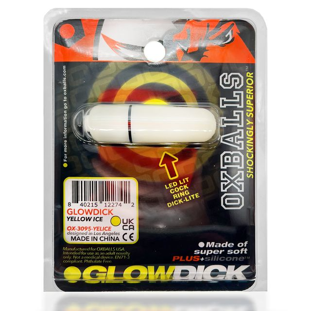 GLOWDICK Cockring with LED Lighting - Multi-Color Options Available - Cock Rings - The Naughty & Nice District - Adult Sex Toy Store