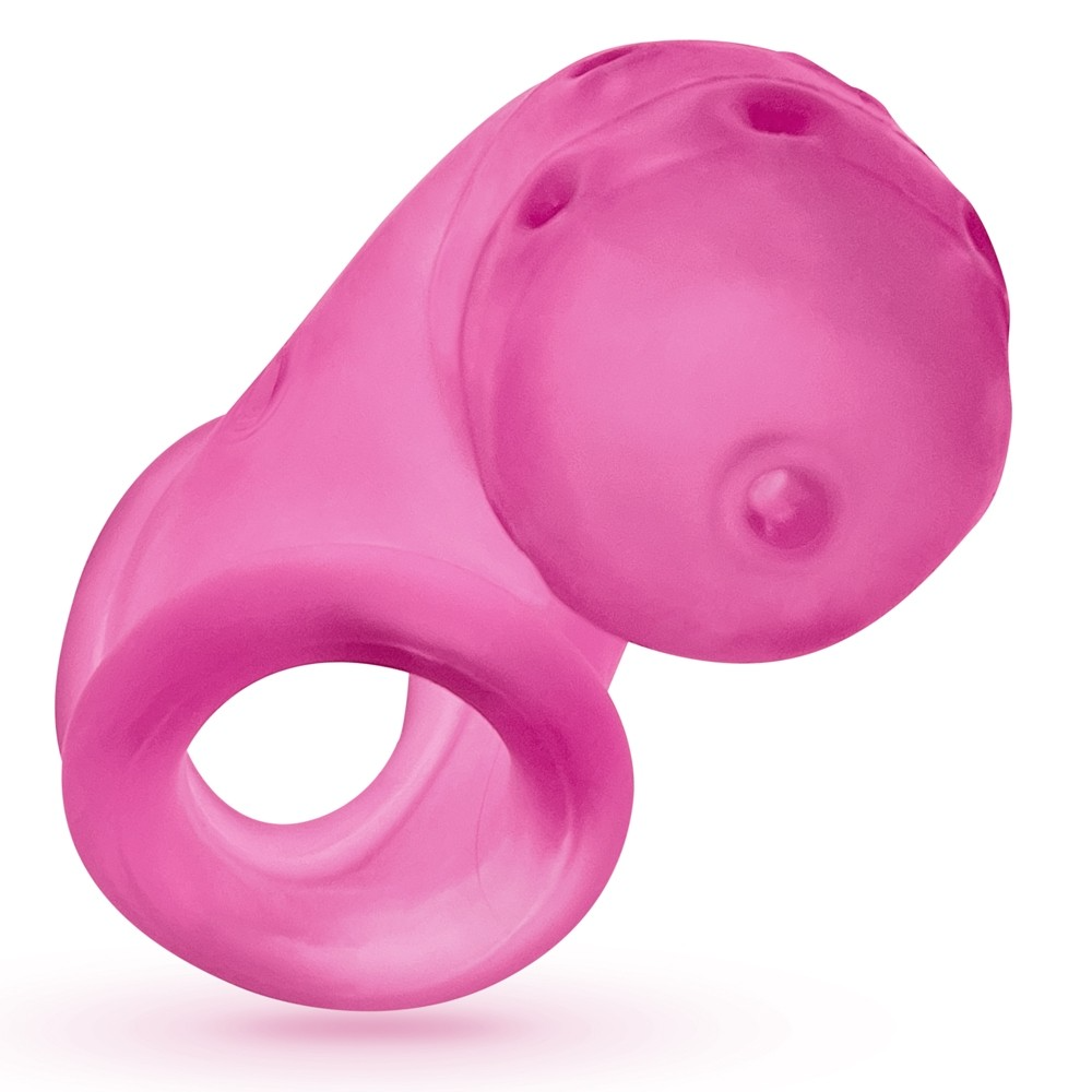 AIRLOCK AIR-LITE Vented Chastity + Sling Cage - Bright Colors, Ventilated Design, Soft Material - For Him - BDSM - The Naughty & Nice District - Adult Sex Toy Store