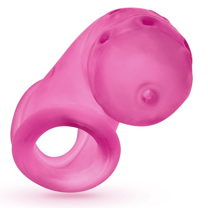 AIRLOCK AIR-LITE Vented Chastity + Sling Cage - Bright Colors, Ventilated Design, Soft Material - For Him - BDSM - The Naughty & Nice District - Adult Sex Toy Store