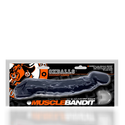 MUSCLE BANDIT, slimmest muscle cocksheath, BLACK - For Him - The Naughty & Nice District - Adult Sex Toy Store