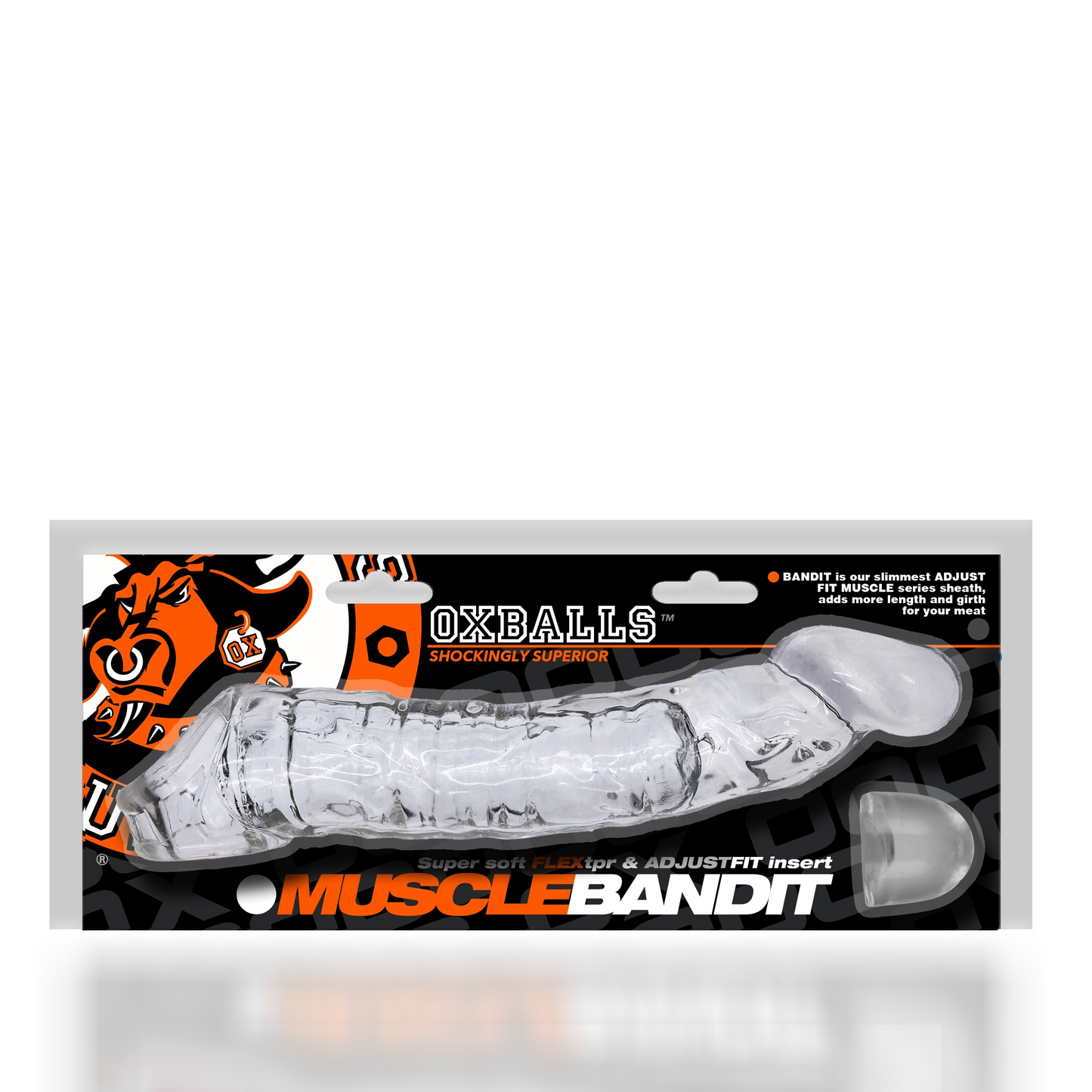 MUSCLE BANDIT, slimmest Muscle cocksheath, CLEAR - For Him - The Naughty & Nice District - Adult Sex Toy Store