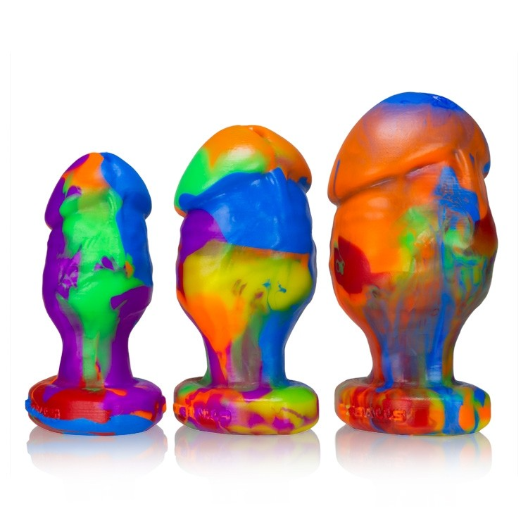 HONCHO Buttplug - RAINBOW Collection - Anal Toys - The Naughty & Nice District - Adult Sex Toy Store