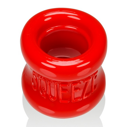 SQUEEZE, ballstretcher, RED - For Him - The Naughty & Nice District - Adult Sex Toy Store