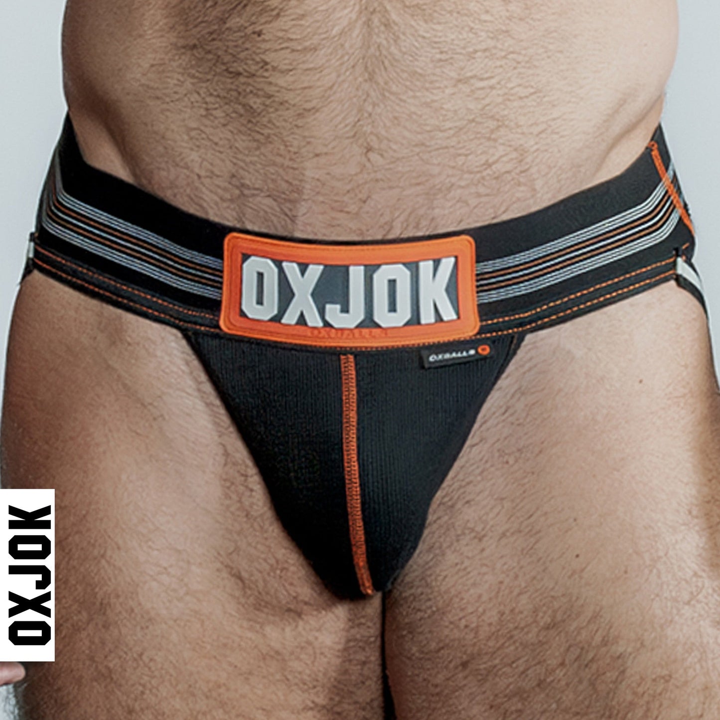 SLINGJOCK, upthrust slider-strap jock, BLACK IRON, XX-LARGE - Menswear - The Naughty & Nice District - Adult Sex Toy Store