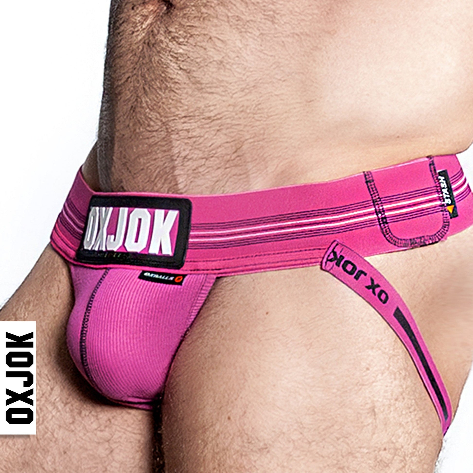 SLINGJOCK, upthrust slider-strap jock, PINK SKY, XX-LARGE - Menswear - The Naughty & Nice District - Adult Sex Toy Store