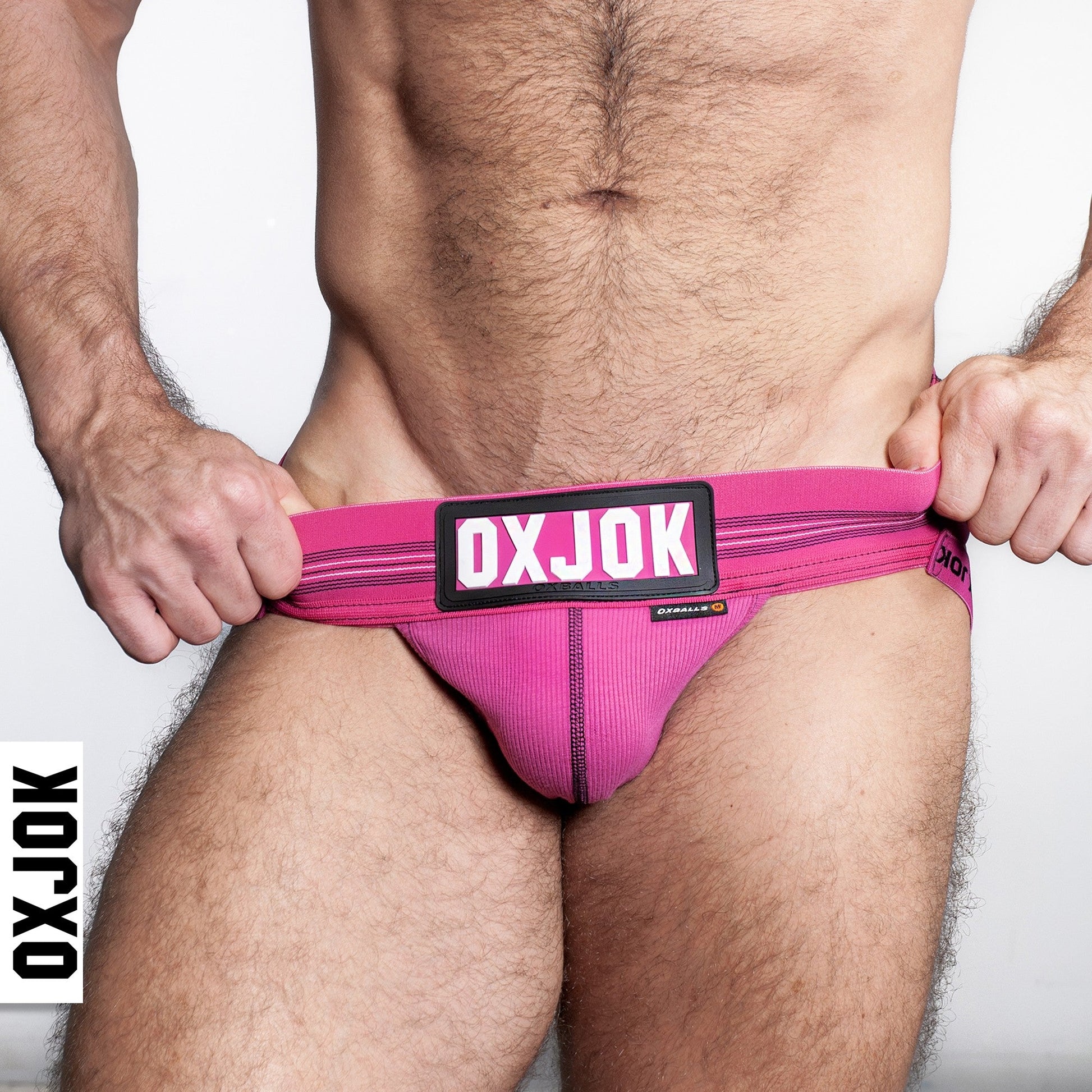 SLINGJOCK, upthrust slider-strap jock, PINK SKY, XX-LARGE - Menswear - The Naughty & Nice District - Adult Sex Toy Store