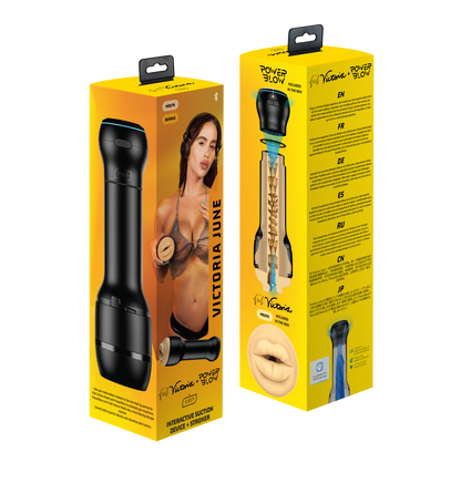 PowerBlow & FeelVictoria June Mouth Combo - For Him - The Naughty & Nice District - Adult Sex Toy Store