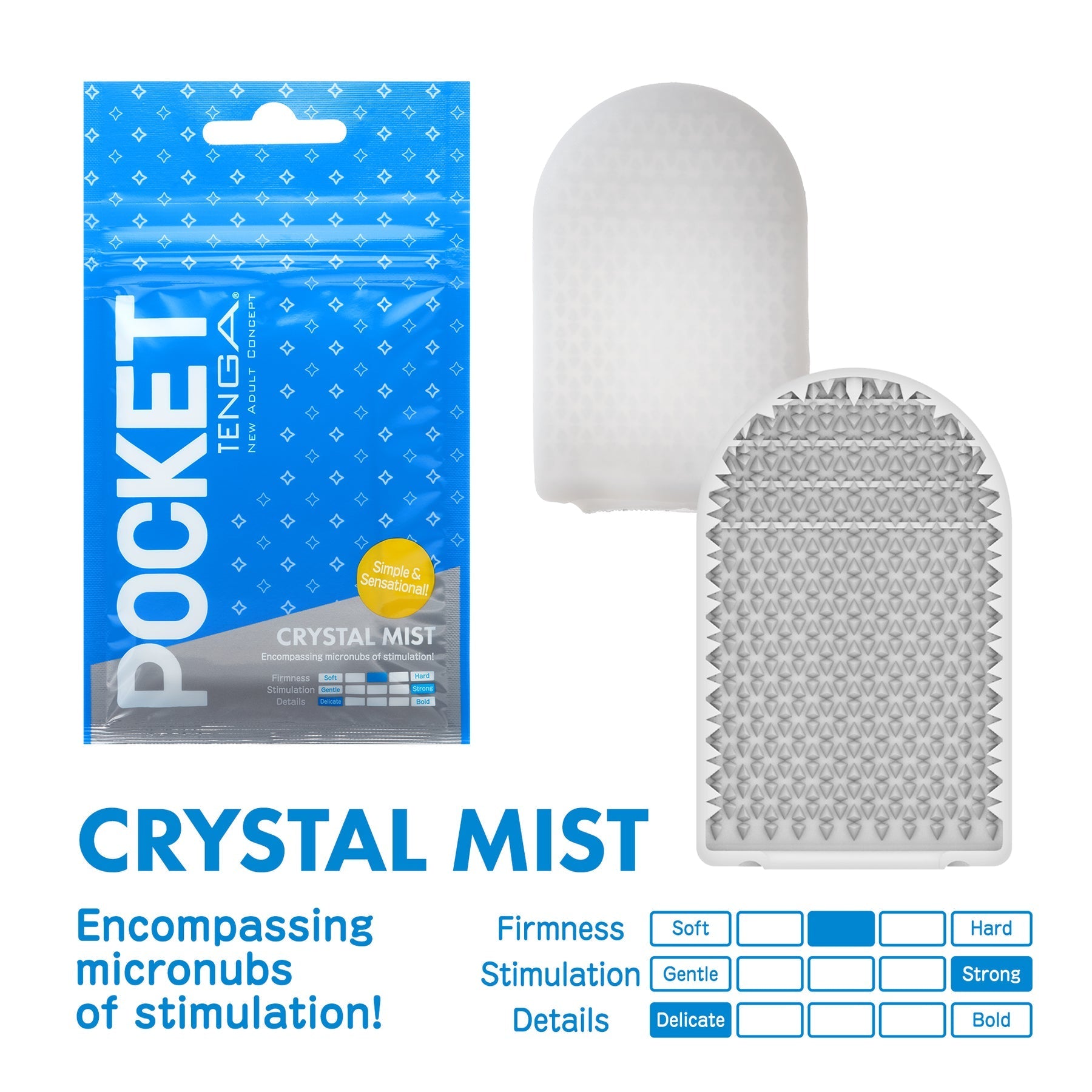 POCKET TENGA CRYSTAL MIST - For Him - The Naughty & Nice District - Adult Sex Toy Store