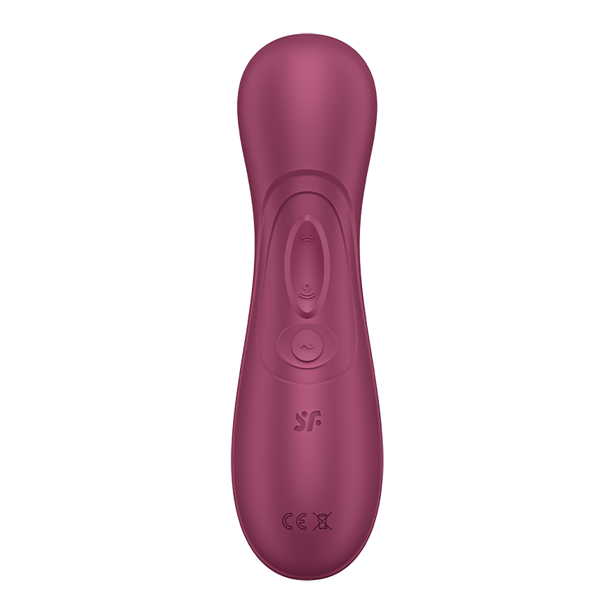 Satisfyer, Pro 2 Generation 3 Connect App - Wine Red - Clitoral Pulse - The Naughty & Nice District - Adult Sex Toy Store