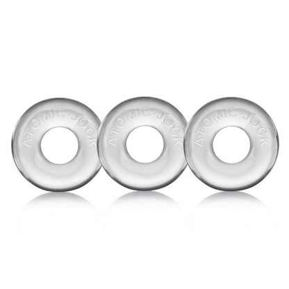 RINGER, 3-pack of DO-NUT-1 - CLEAR - Cock Rings - The Naughty & Nice District - Adult Sex Toy Store