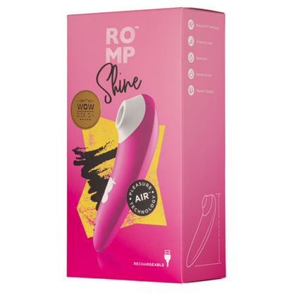 ROMP, Shine -  10 intensity Levels- Clitoral Stimulator  Pleasure Air Technology, - VIbrators - The Naughty & Nice District - Adult Sex Toy Store