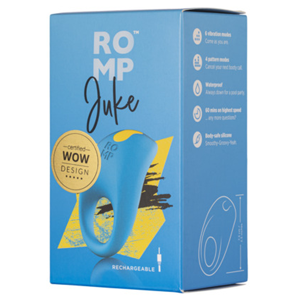 ROMP, Juke Vibrating Penis Ring - For Him - The Naughty & Nice District - Adult Sex Toy Store