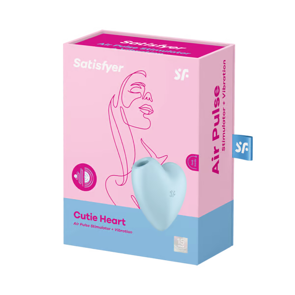 Satisfyer, Cutie Heart -  on-the-go pleasure - VIbrators - The Naughty & Nice District - Adult Sex Toy Store