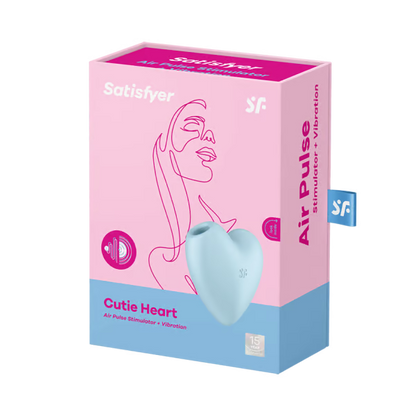 Satisfyer, Cutie Heart -  on-the-go pleasure - VIbrators - The Naughty & Nice District - Adult Sex Toy Store