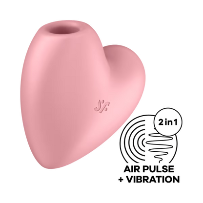 Satisfyer, Cutie Heart -  on-the-go pleasure - VIbrators - The Naughty & Nice District - Adult Sex Toy Store