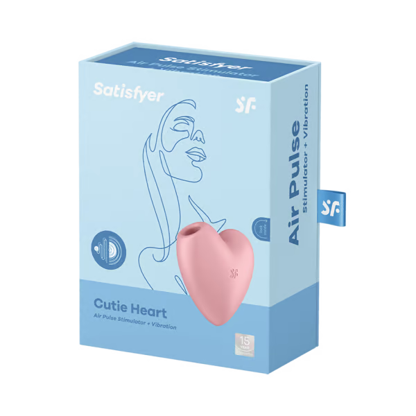 Satisfyer, Cutie Heart -  on-the-go pleasure - VIbrators - The Naughty & Nice District - Adult Sex Toy Store