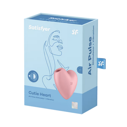 Satisfyer, Cutie Heart -  on-the-go pleasure - VIbrators - The Naughty & Nice District - Adult Sex Toy Store