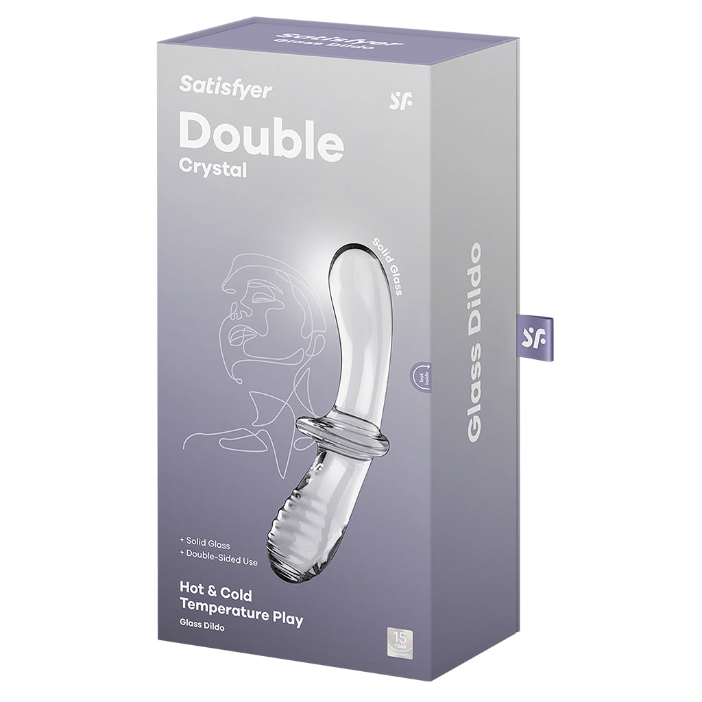 Satisfyer, Double Crystal - Elegant and Sparkling Design - Dongs & Dildos - The Naughty & Nice District - Adult Sex Toy Store