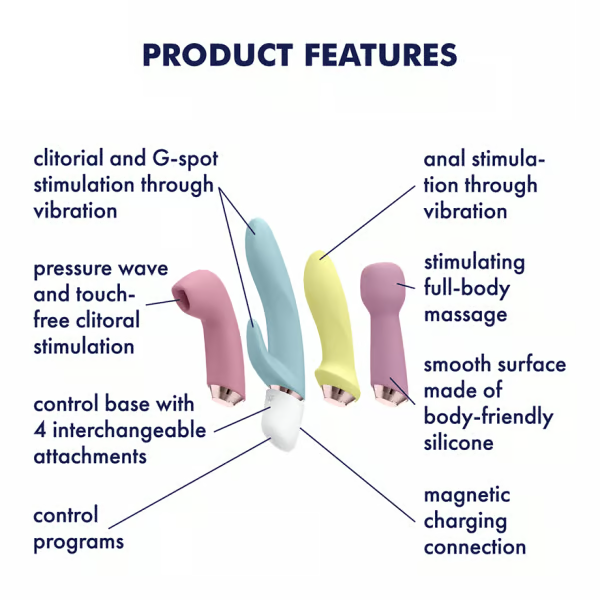 Satisfyer, Marvelous Four - VIbrators - The Naughty & Nice District - Adult Sex Toy Store