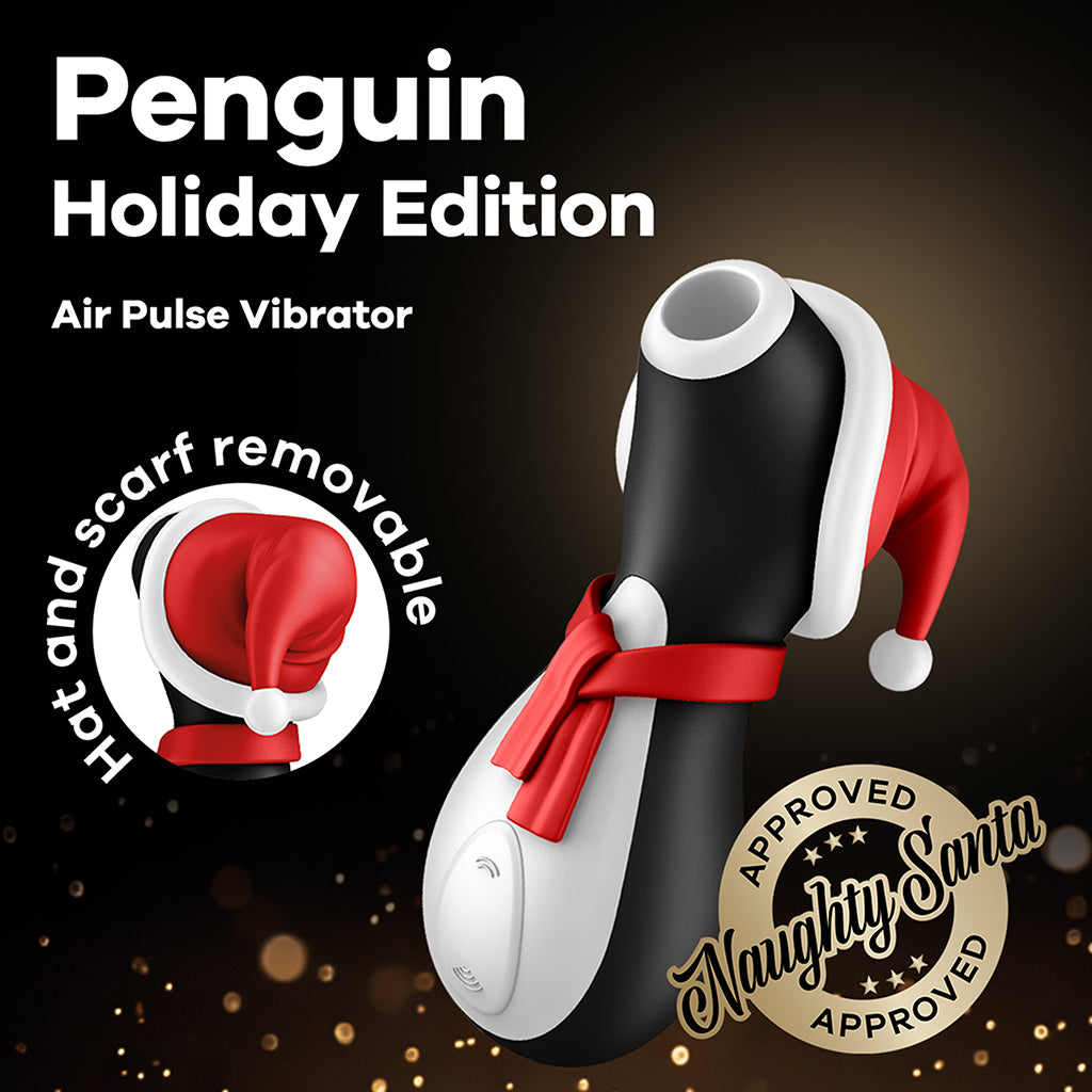 Satisfyer, Penguin - Holiday Edition - Clitoral Pulse - The Naughty & Nice District - Adult Sex Toy Store