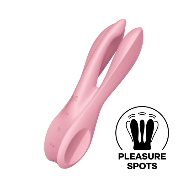 Satisfyer, Threesome 1 - Pink - VIbrators - The Naughty & Nice District - Adult Sex Toy Store