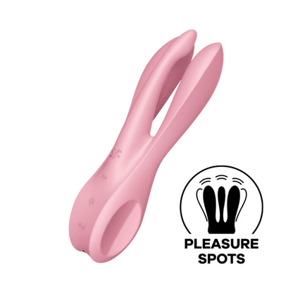 Satisfyer, Threesome 1 - Pink - VIbrators - The Naughty & Nice District - Adult Sex Toy Store