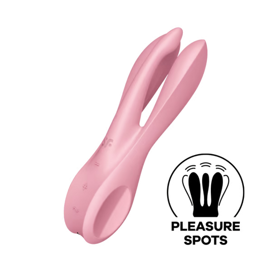 Satisfyer, Threesome 1 - Pink - VIbrators - The Naughty & Nice District - Adult Sex Toy Store